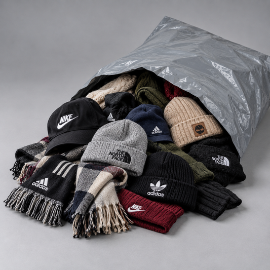 UK Sourced Preloved Branded Hats & Scarves 30 Pack - For Resellers