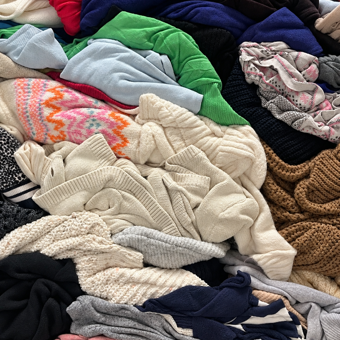 Mixed 20-Pack Wholesale Preloved Jumpers - For Resale