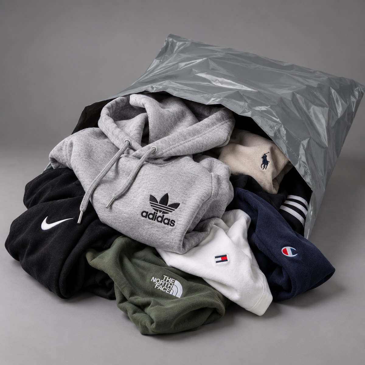 Reject for Rework Branded Hoodies & Sweatshirts Wholesale 10 Pack - For Resale