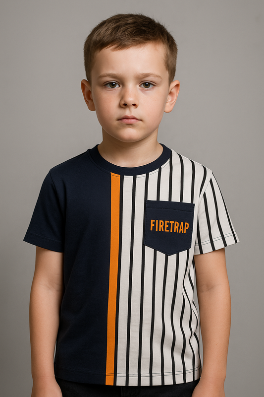 Firetrap Clothing Bundle - 5 Pack Preloved Boys T-Shirts, Tops & Shirts