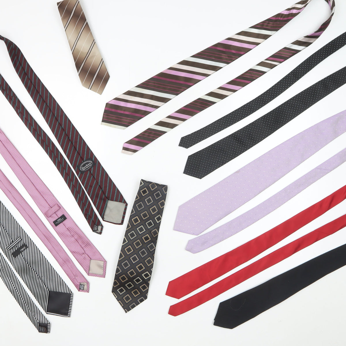 Preloved Mens Ties for Resale or Craft - 200 Piece, 40p/Tie