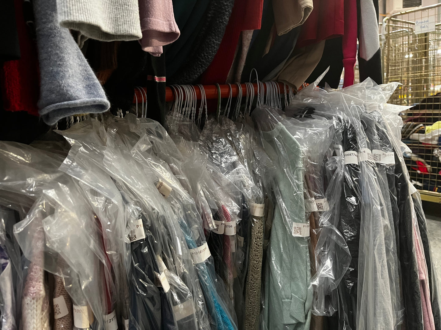 Graded Pre-Owned Clothing Lot - With Hangers for Resale