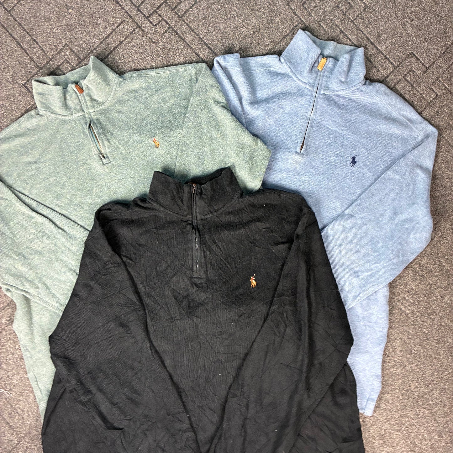 Preloved Ralph Lauren Polo 3/4 Zips Grade A/B for Resale - 5 Piece