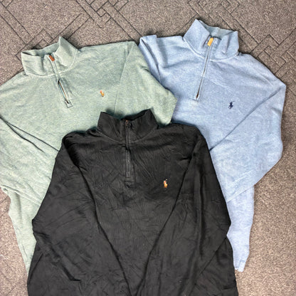 Preloved Ralph Lauren Polo 3/4 Zips Grade A/B for Resale - 5 Piece