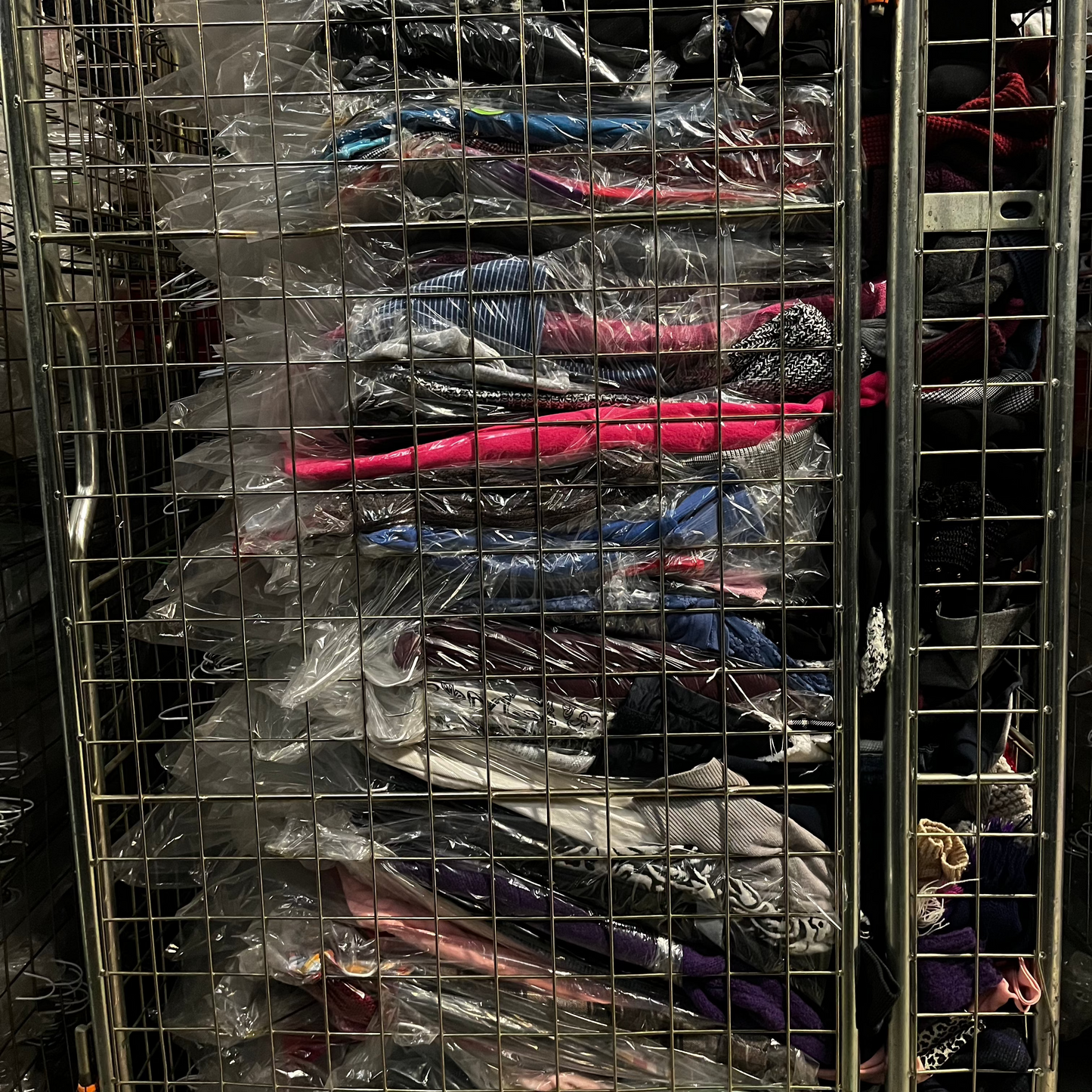 Liquidation Stock Used Clothing Bermondsey High Street About 250 Items Clearance