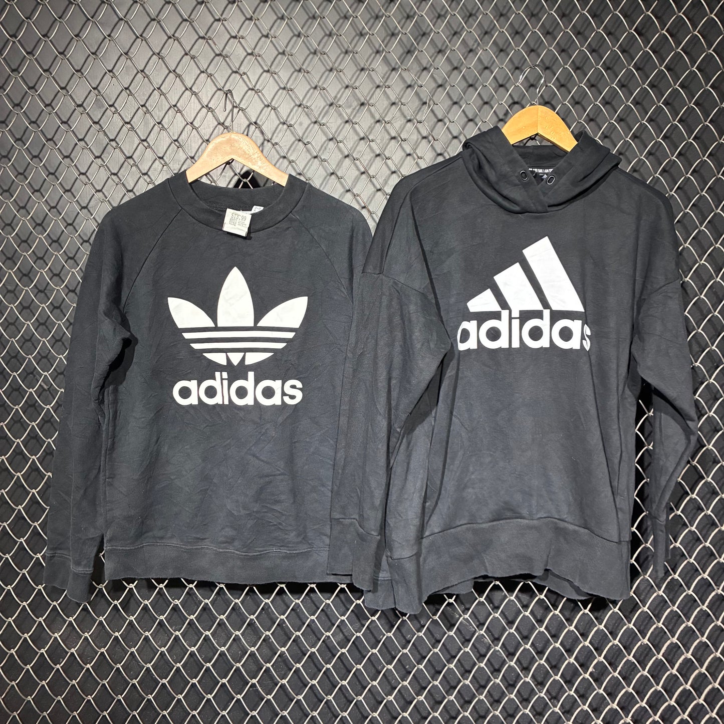 Preloved Adidas Sweatshirts Grade A/B for Resale - 5 Piece