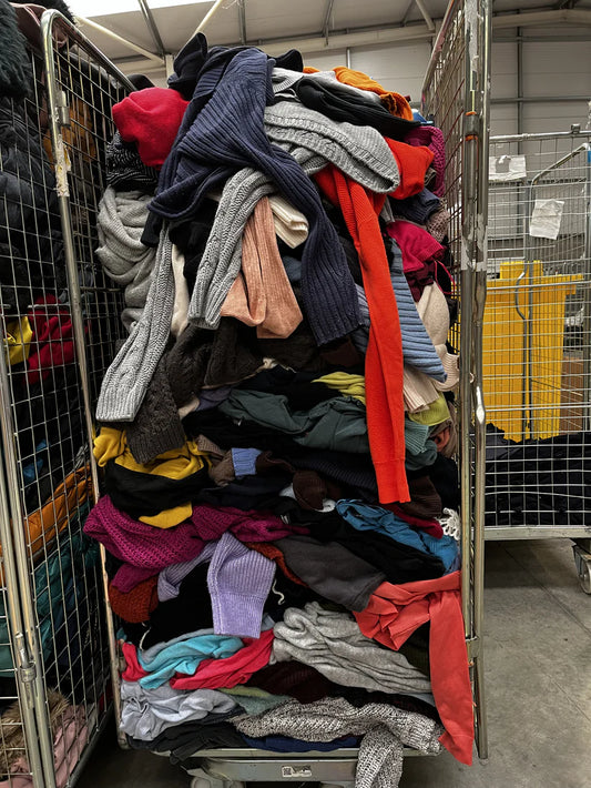 Clearance Revival Ex Charity Stock - Bulk Knitwear may include some Vintage/Branded Pieces
