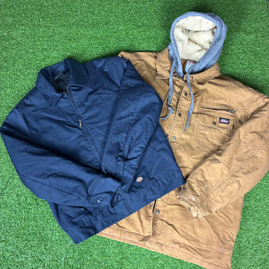 Dickies Preloved Jackets Grade A/B - 5 Piece Wholesale Bundle for Resale