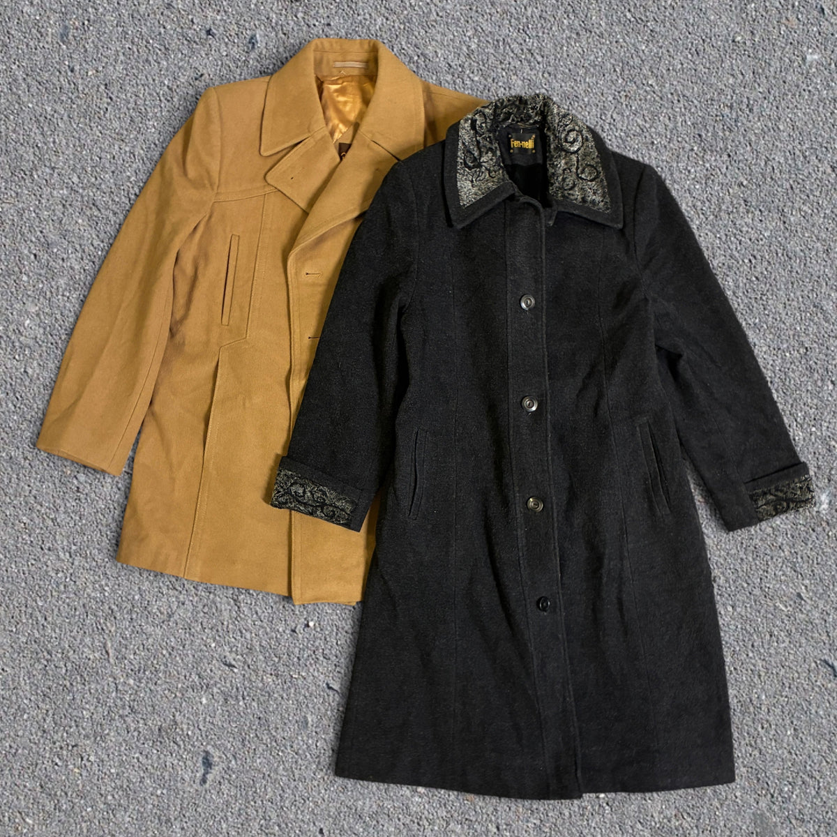 Ex Clearance Preloved Vintage Coats 5 Pack Wholesale Bundle - For Resale