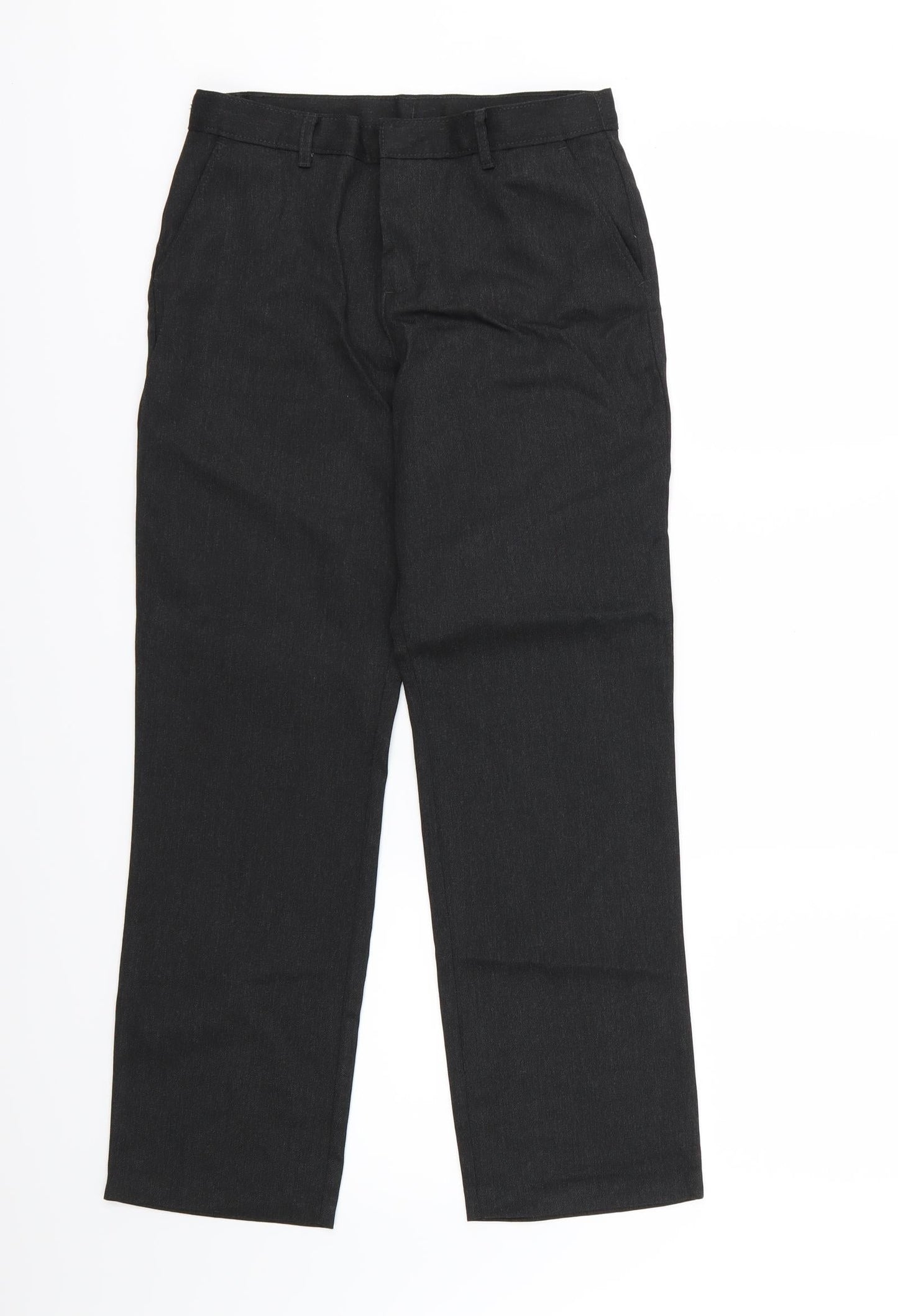 George Boys Black   Dress Pants Trousers Size 10-11 Years - School