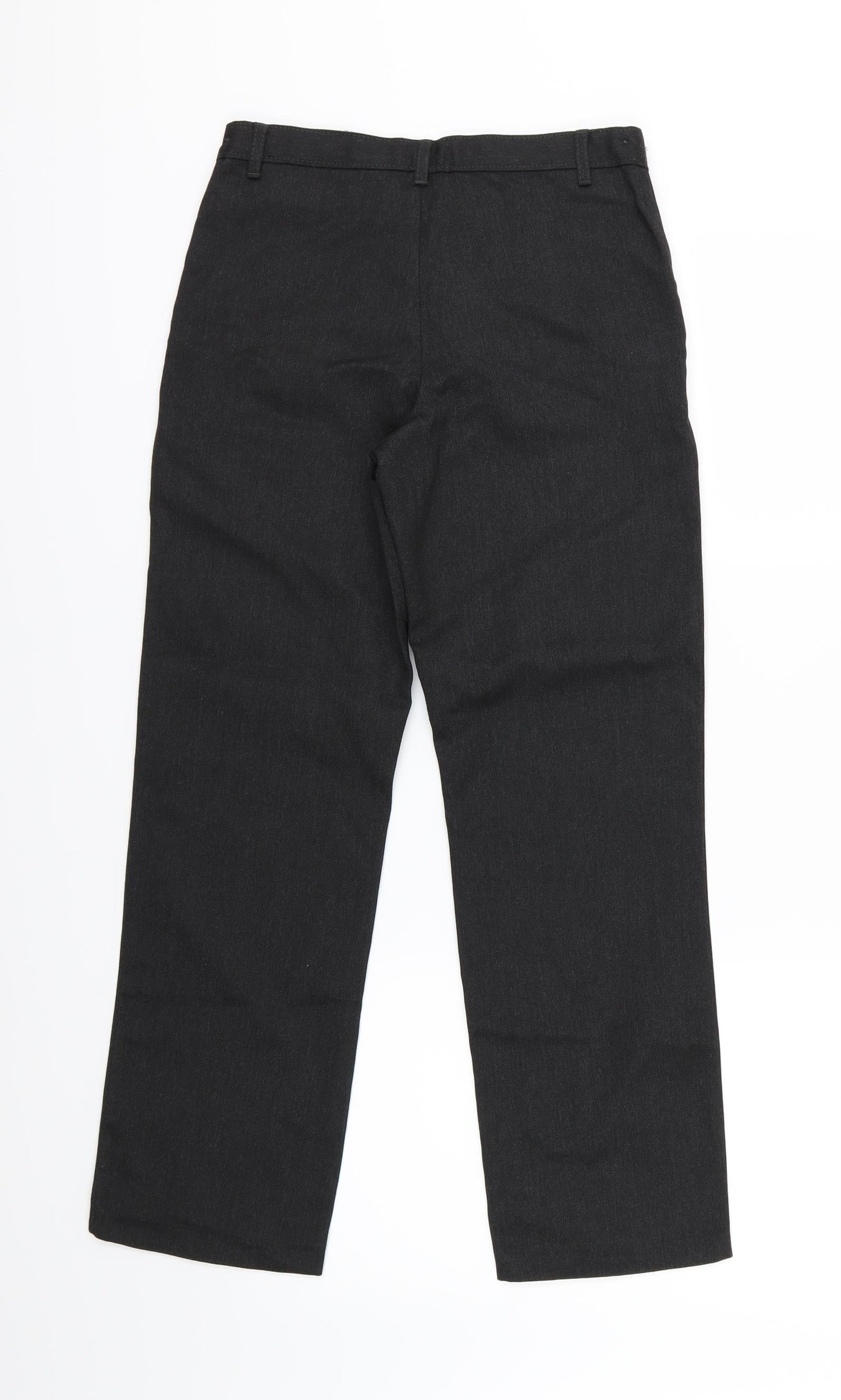 George Boys Black   Dress Pants Trousers Size 10-11 Years - School