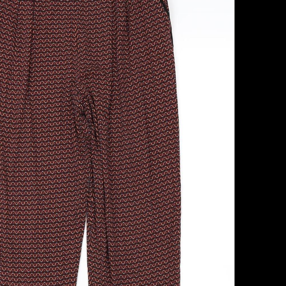 NEXT Womens Brown   Trousers  Size 12 L28 in