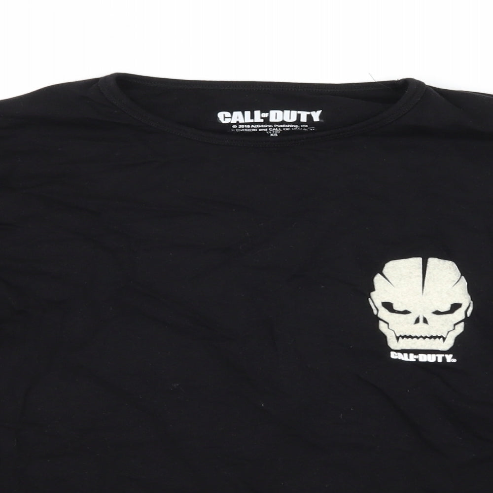 Call of Duty Mens Black   Pullover Sweatshirt Size XS  - Call of Duty