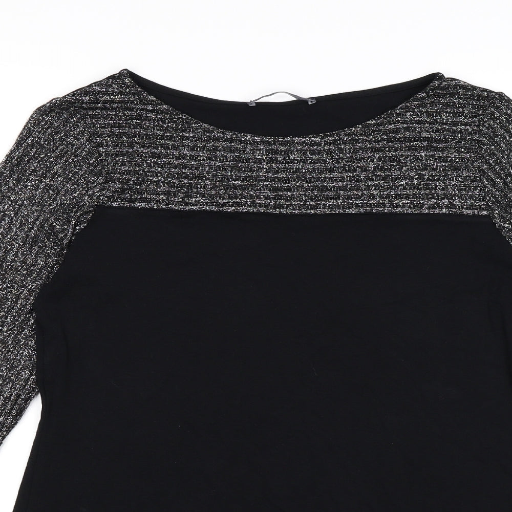 Marks and Spencer Womens Black   A-Line  Size 14