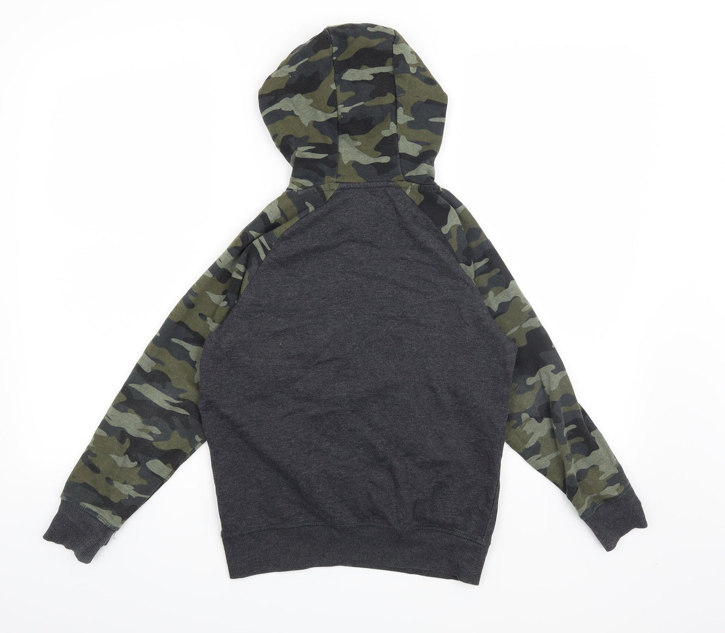 Matalan Boys Multicoloured Camouflage  Pullover Hoodie Size 9 Years