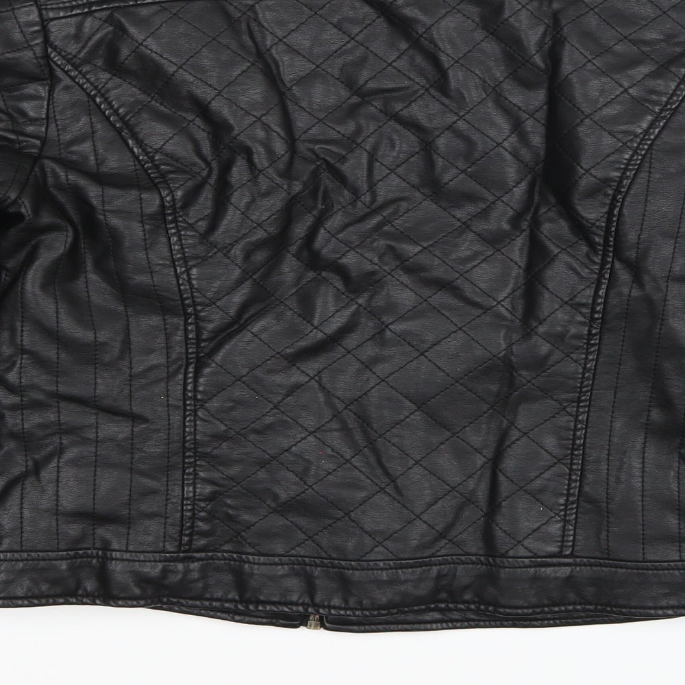 George Womens Black   Jacket Coat Size 10
