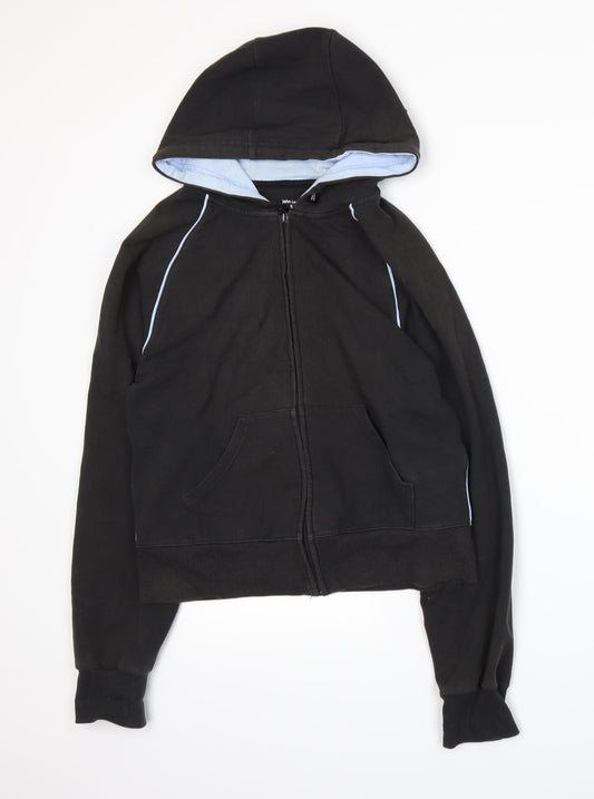 John Lewis Mens Black   Full Zip Hoodie Size S