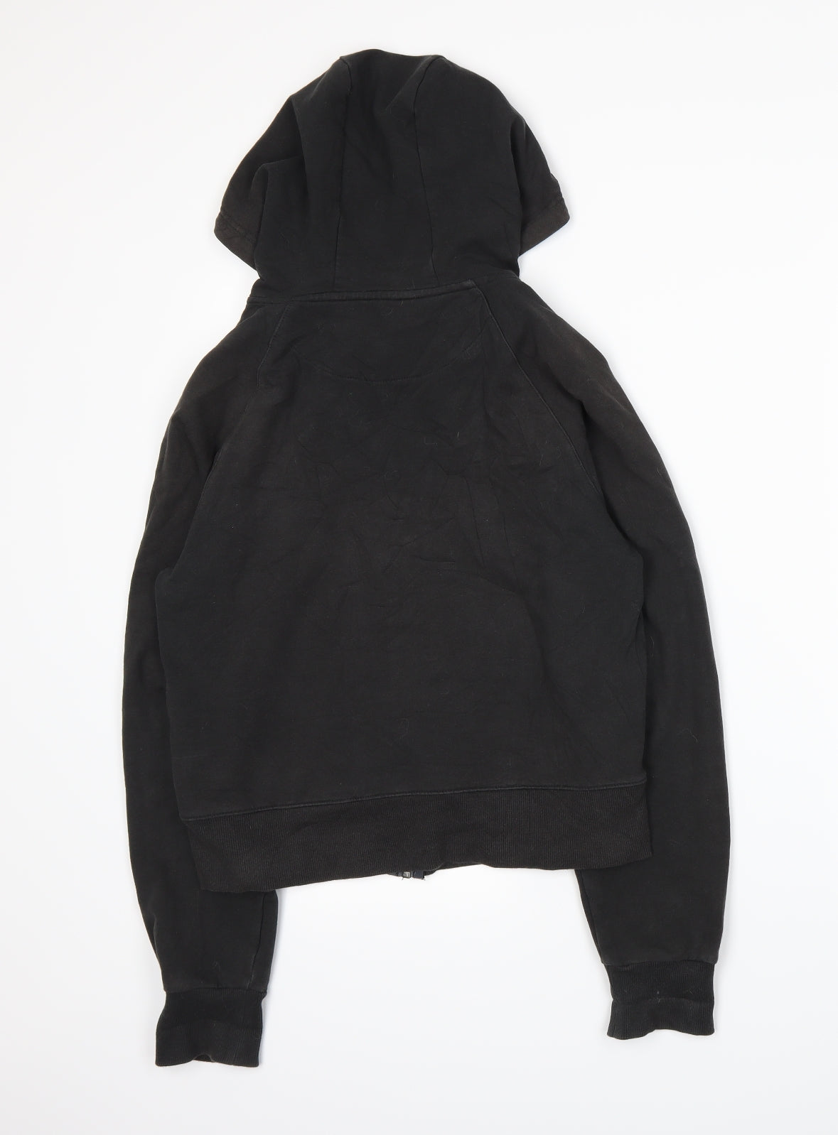 John Lewis Mens Black   Full Zip Hoodie Size S