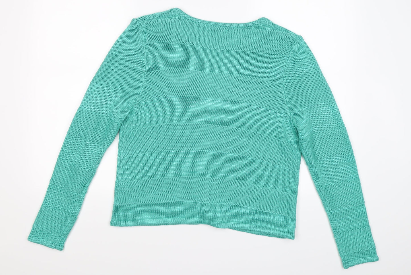 Classic Womens Green  Knit  Jumper Size 12