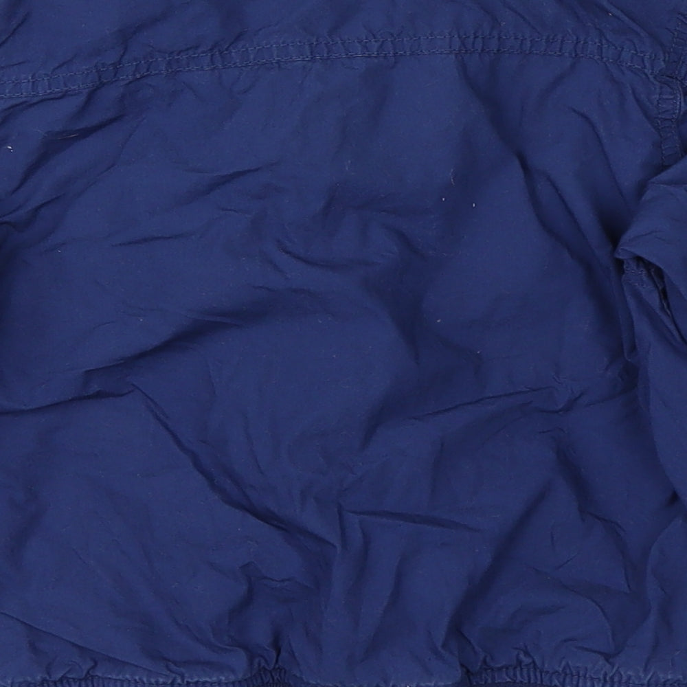 L.O.G.G Boys Blue Animal Print  Bomber Jacket Jacket Size 4-5 Years