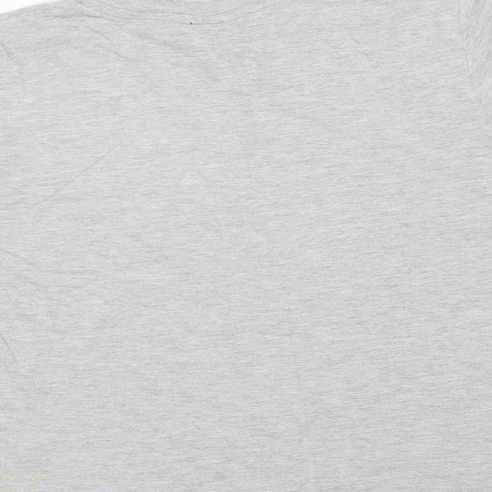 M&Co Boys Grey   Basic T-Shirt Size 8-9 Years