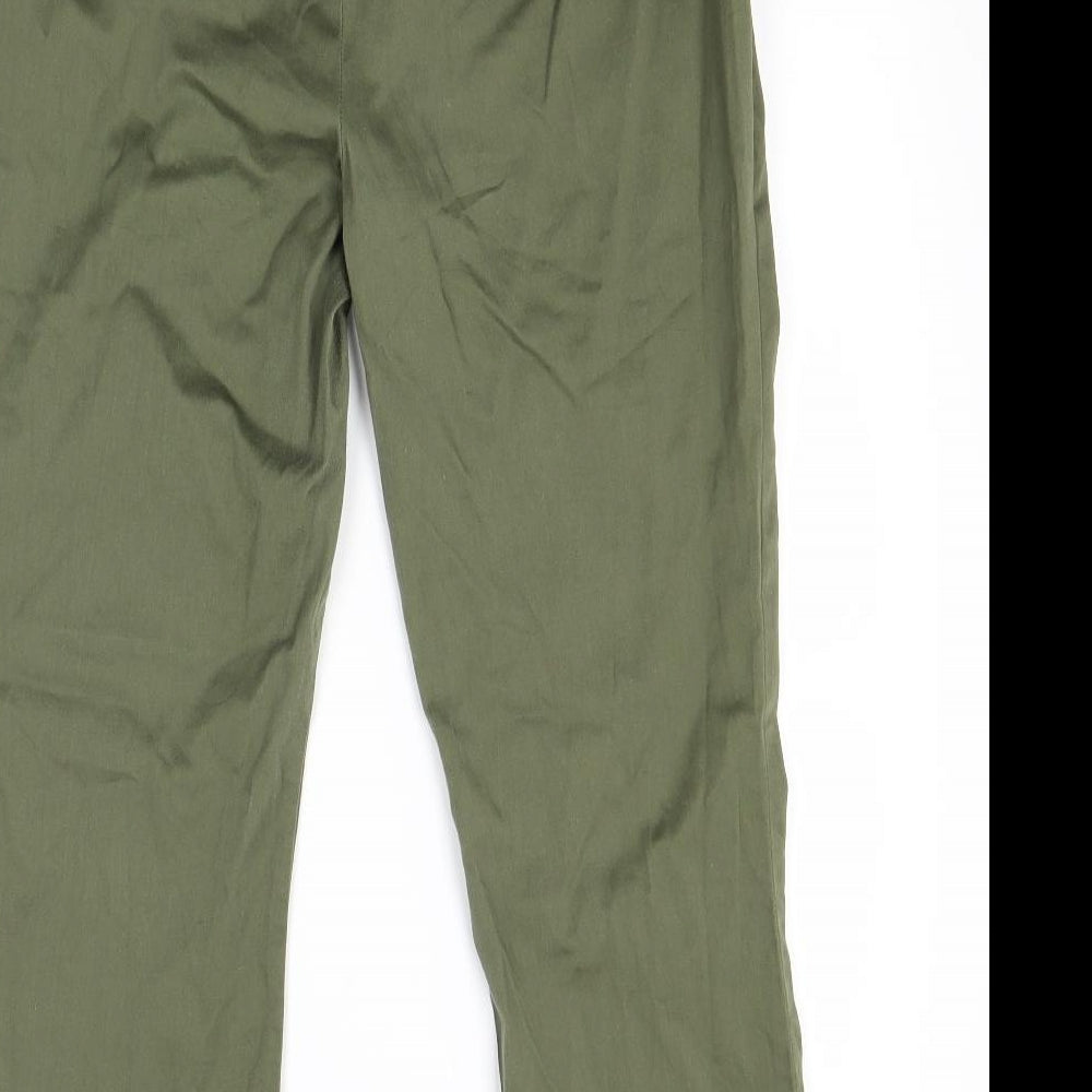 Dorothy Perkins Womens Green   Capri Trousers Size 12 L23 in