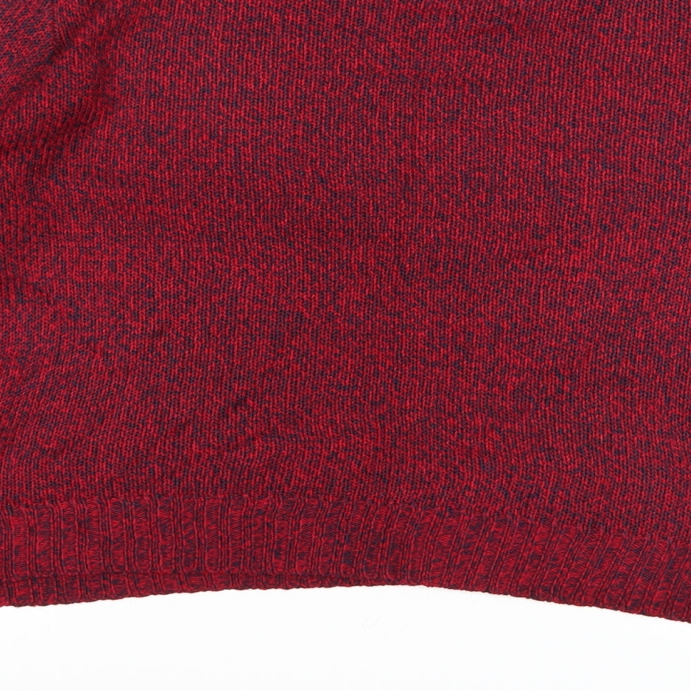 Divided by H&M Womens Red  Knit Pullover Jumper Size S