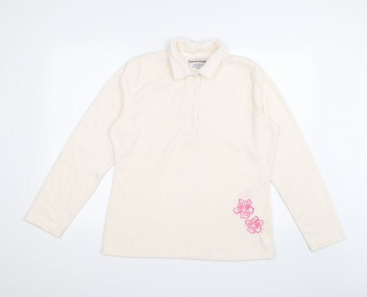 Atlas Womens Pink  Fleece Pullover Jumper Size M