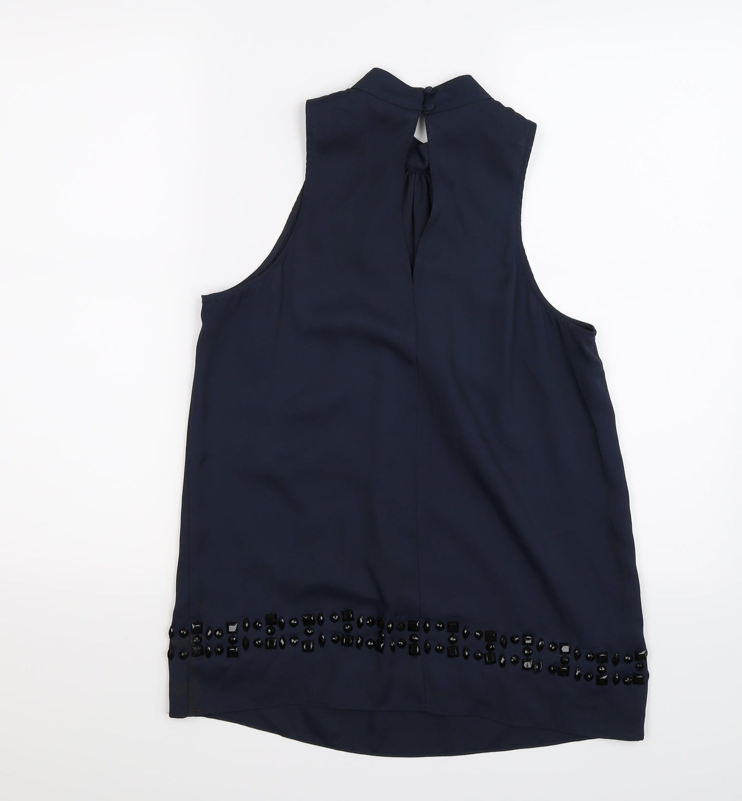 NEXT Womens Blue  Chiffon Tunic Blouse Size 10