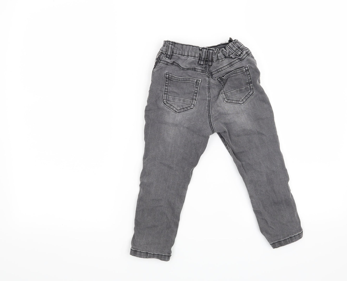 George Boys Grey   Cargo Jeans Size 18-24 Months  - Rocket