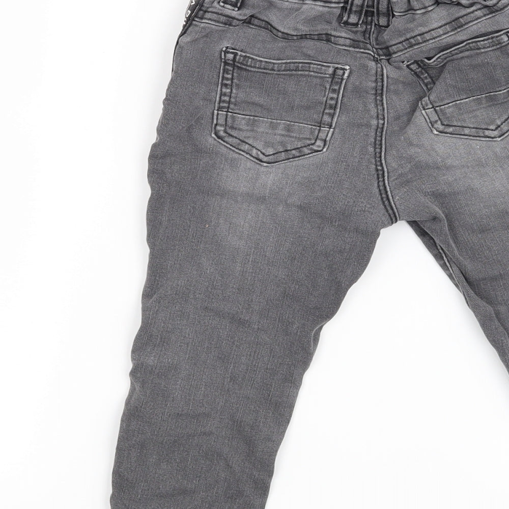 George Boys Grey   Cargo Jeans Size 18-24 Months  - Rocket
