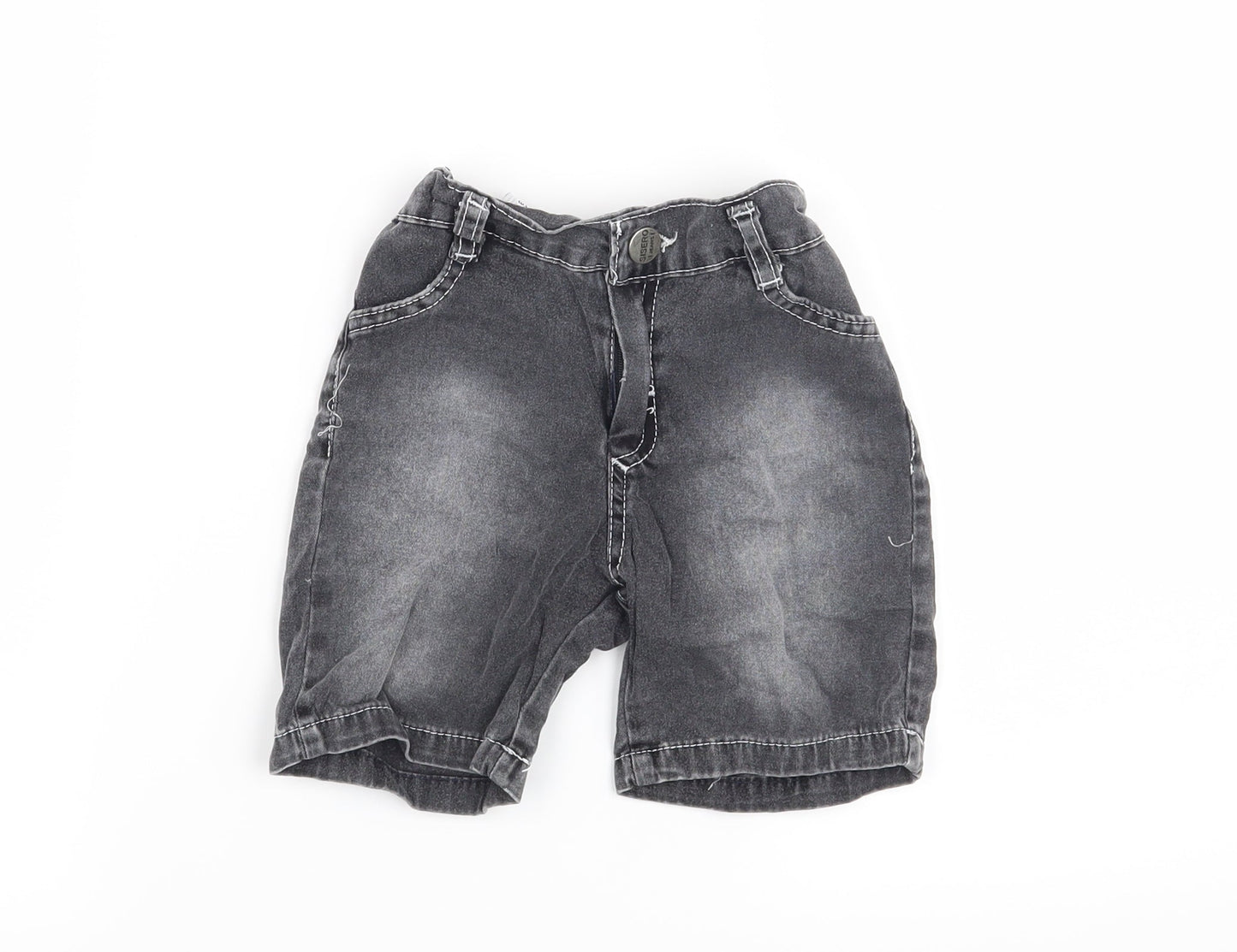 Siser Boys Grey   Cropped Jeans Size 2 Years