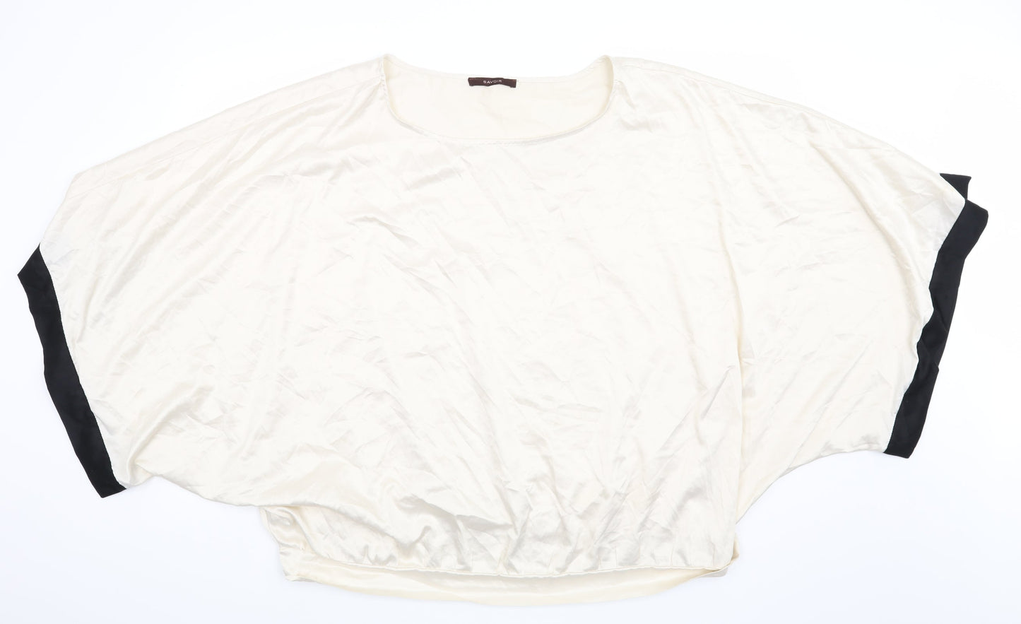 Savoir Womens Beige   Basic Blouse Size 24