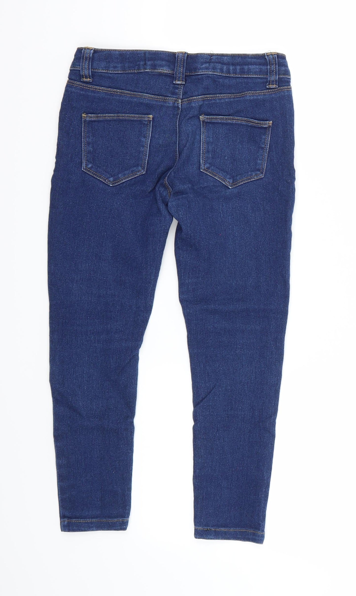 Preworn Girls Blue   Straight Jeans Size 6 Years
