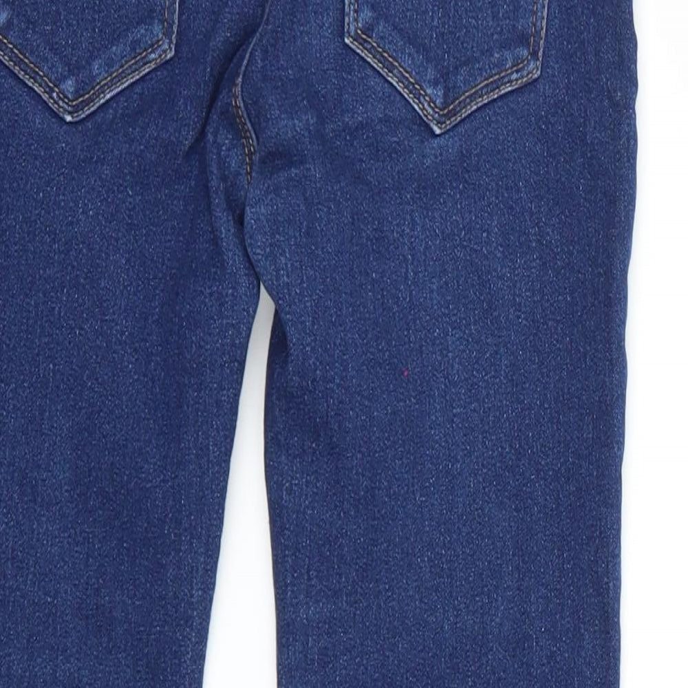 Preworn Girls Blue   Straight Jeans Size 6 Years