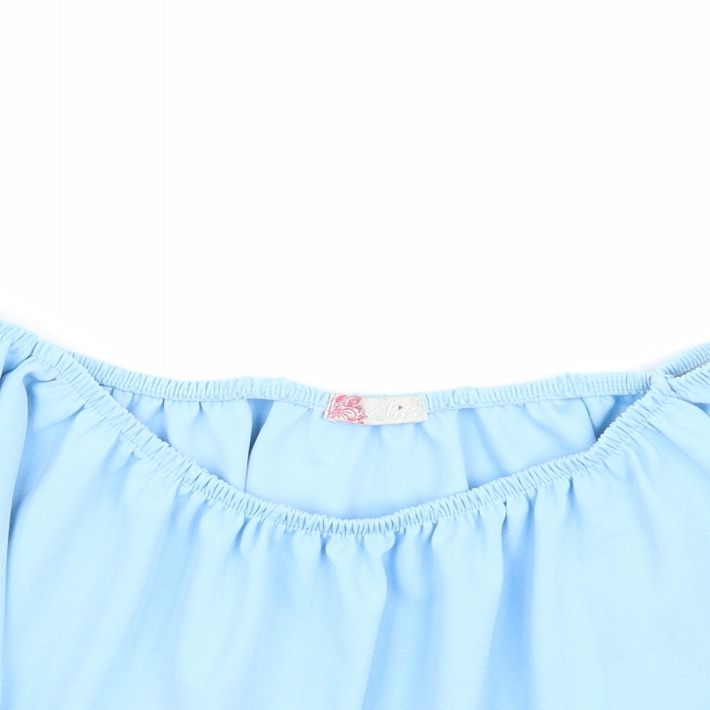 Silk Womens Blue   Basic Tank Size M