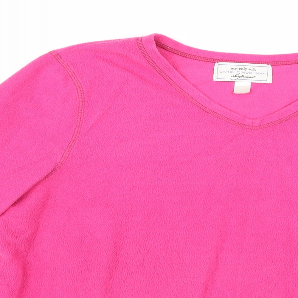 Carole Hochman Womens Pink   Pullover Jumper Size M