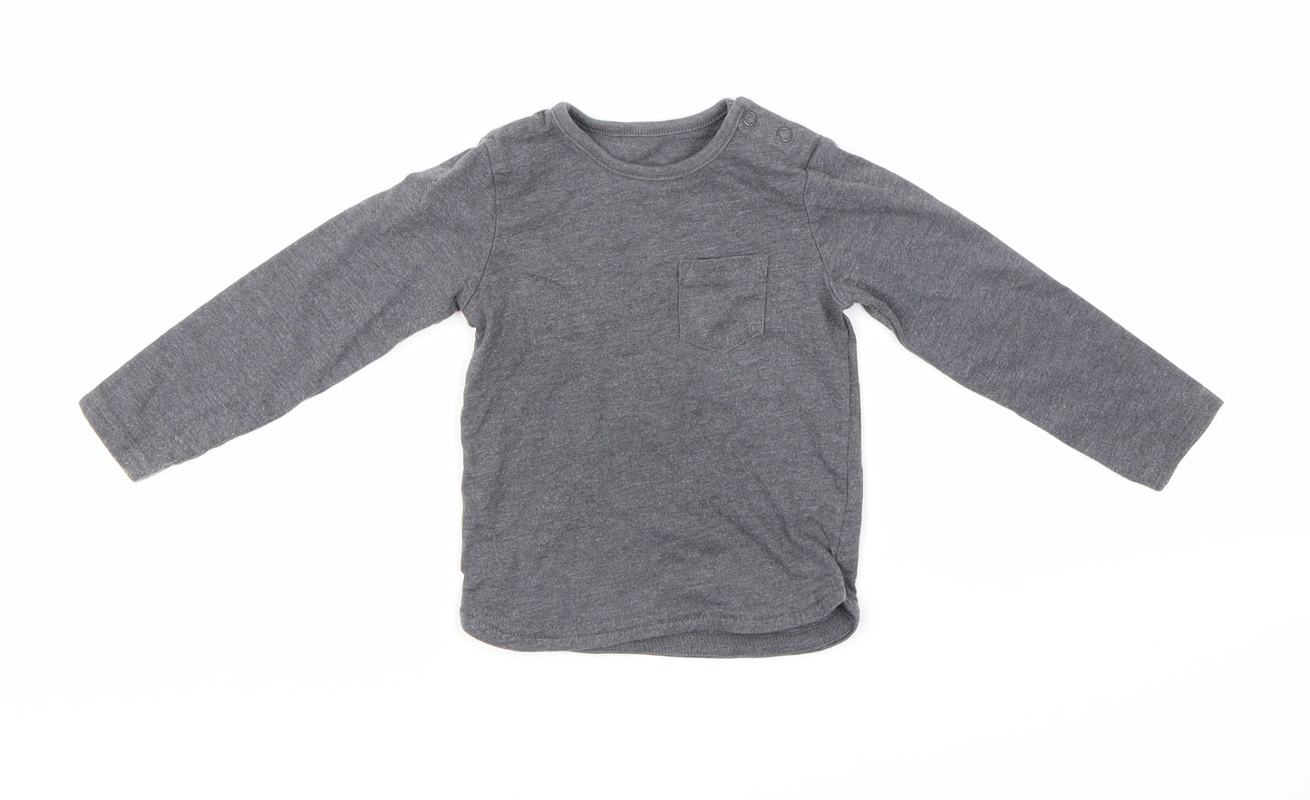 TU Boys Grey   Basic Polo Size 9-12 Months