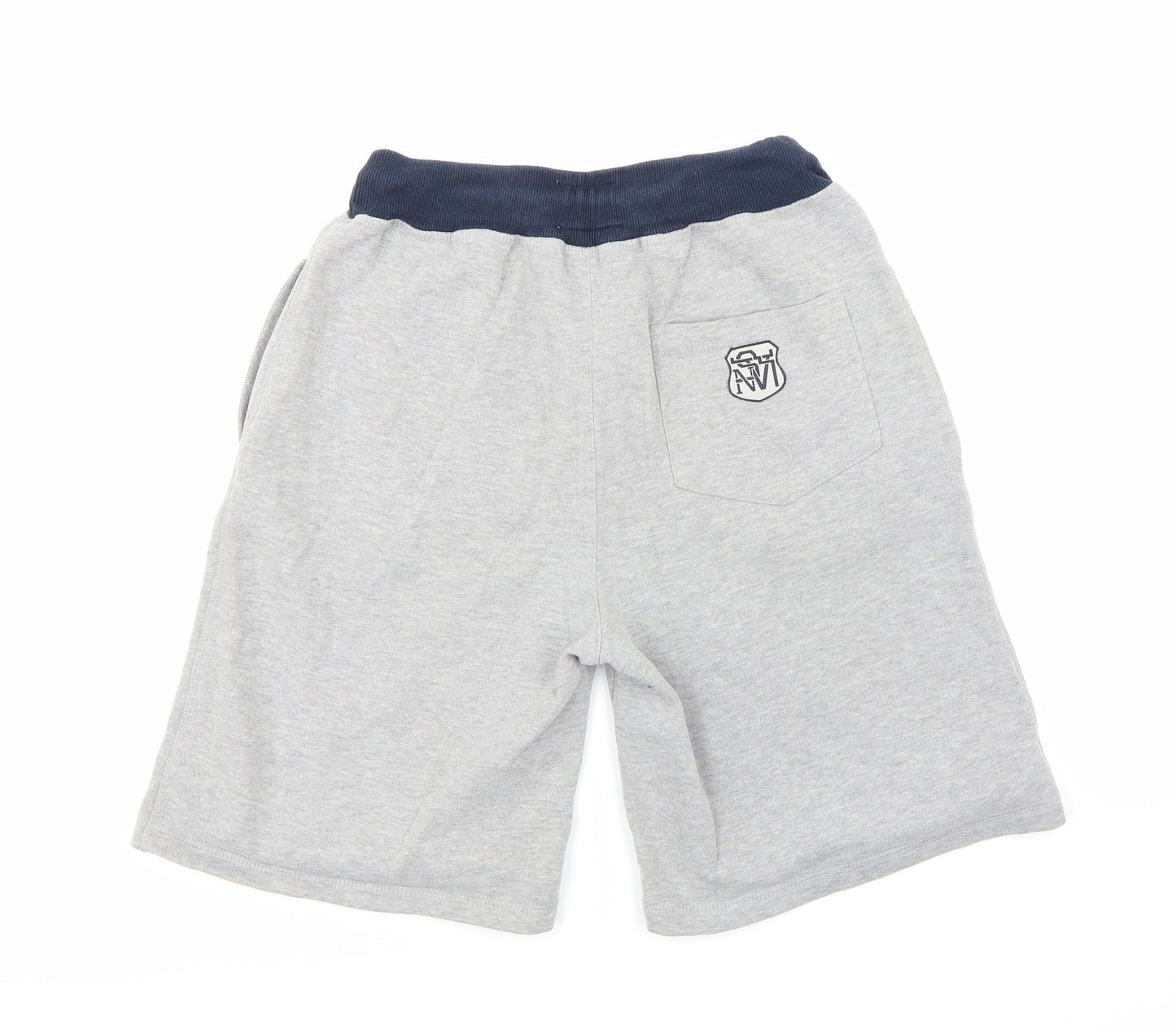 Preloved Cedar Wood State Boys Grey   Sweat Shorts Size M - Back