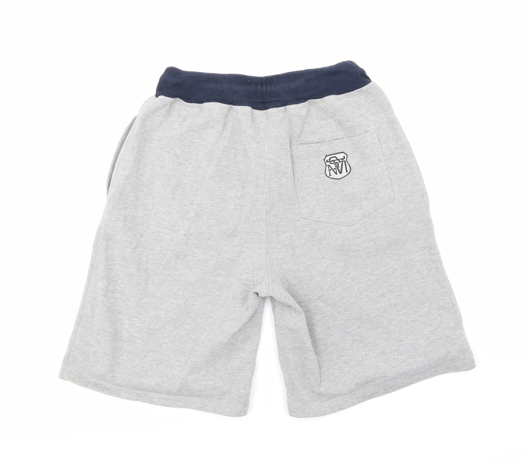 Preloved Cedar Wood State Boys Grey   Sweat Shorts Size M - Back