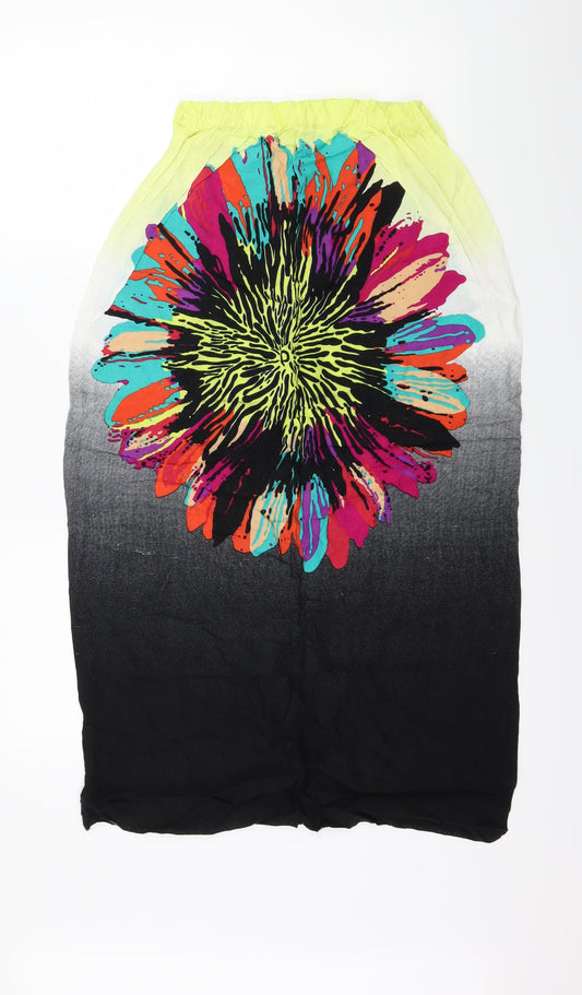 Preworn Womens Multicoloured Floral  Maxi Skirt Size 28  - Sunflower