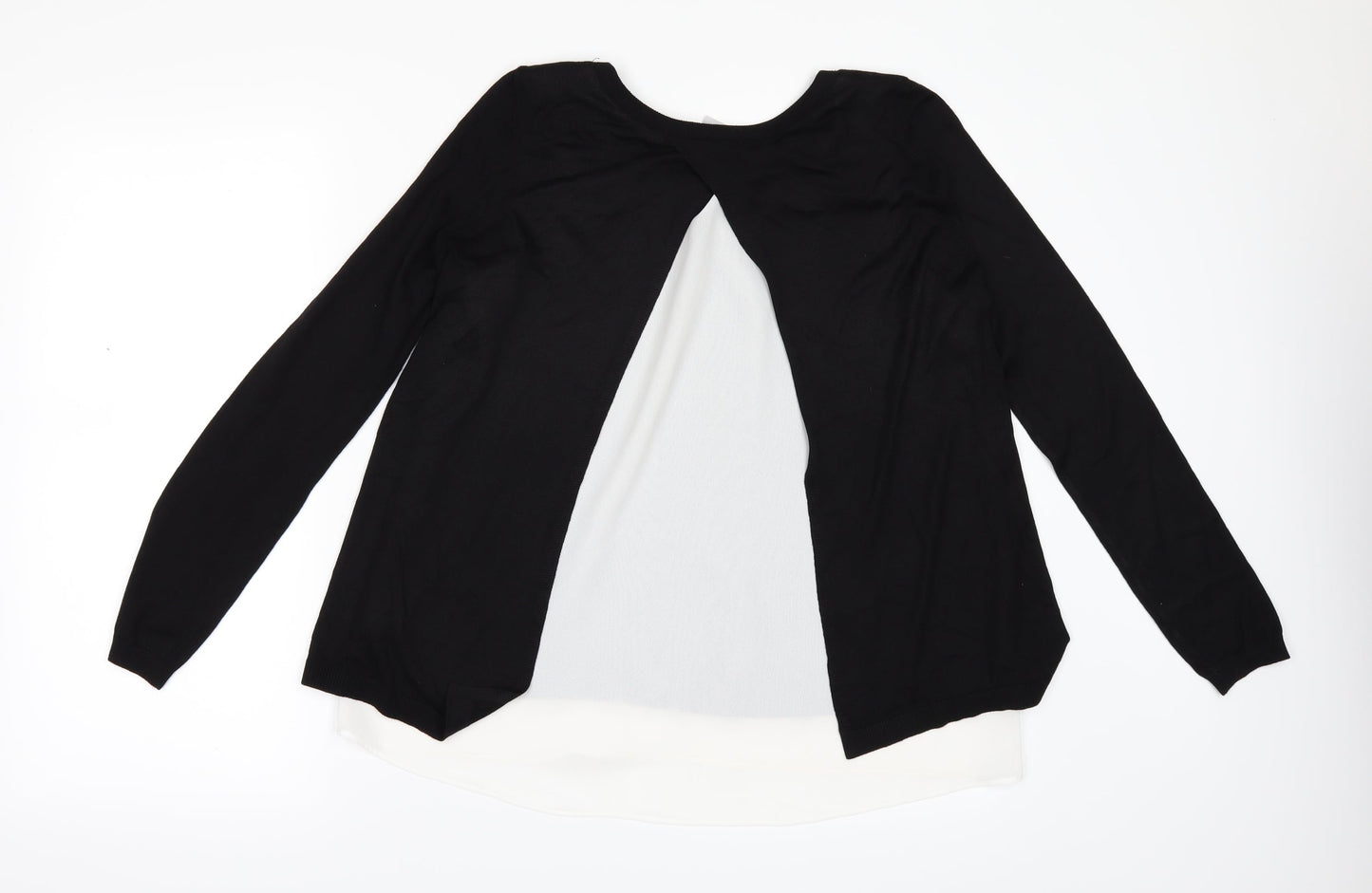 H&M Womens Black   Pullover Jumper Size S