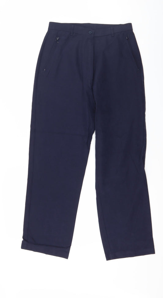 Preworn Womens Blue   Trousers  Size 10 L26 in