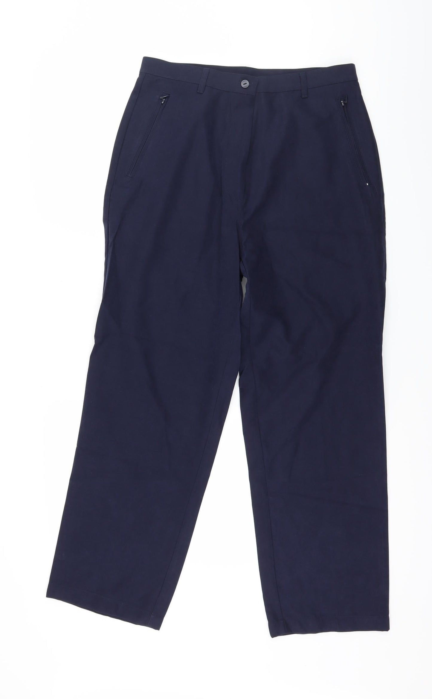 Preworn Womens Blue   Trousers  Size 12 L26 in