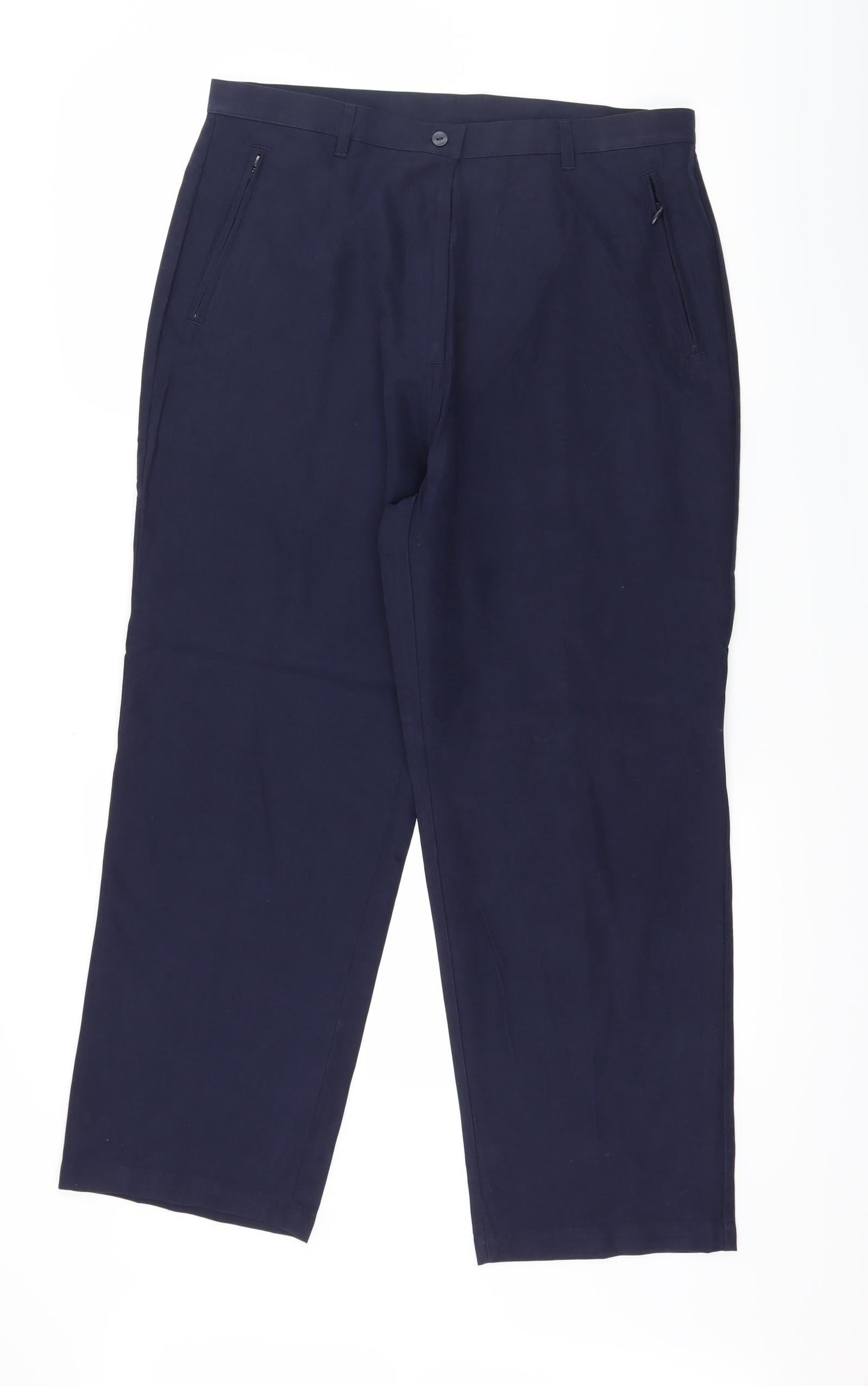 Preworn Womens Blue   Trousers  Size 16 L27 in