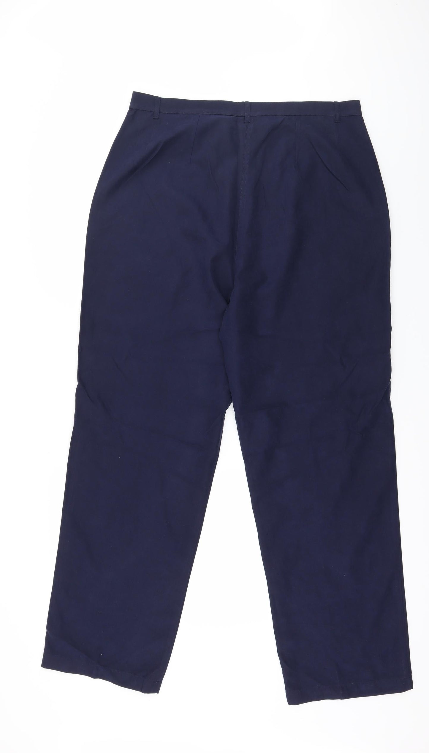 Preworn Womens Blue   Trousers  Size 16 L26 in