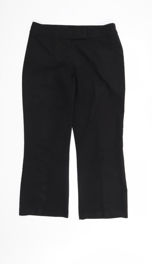 BHS Womens Black   Trousers  Size 14 L27 in