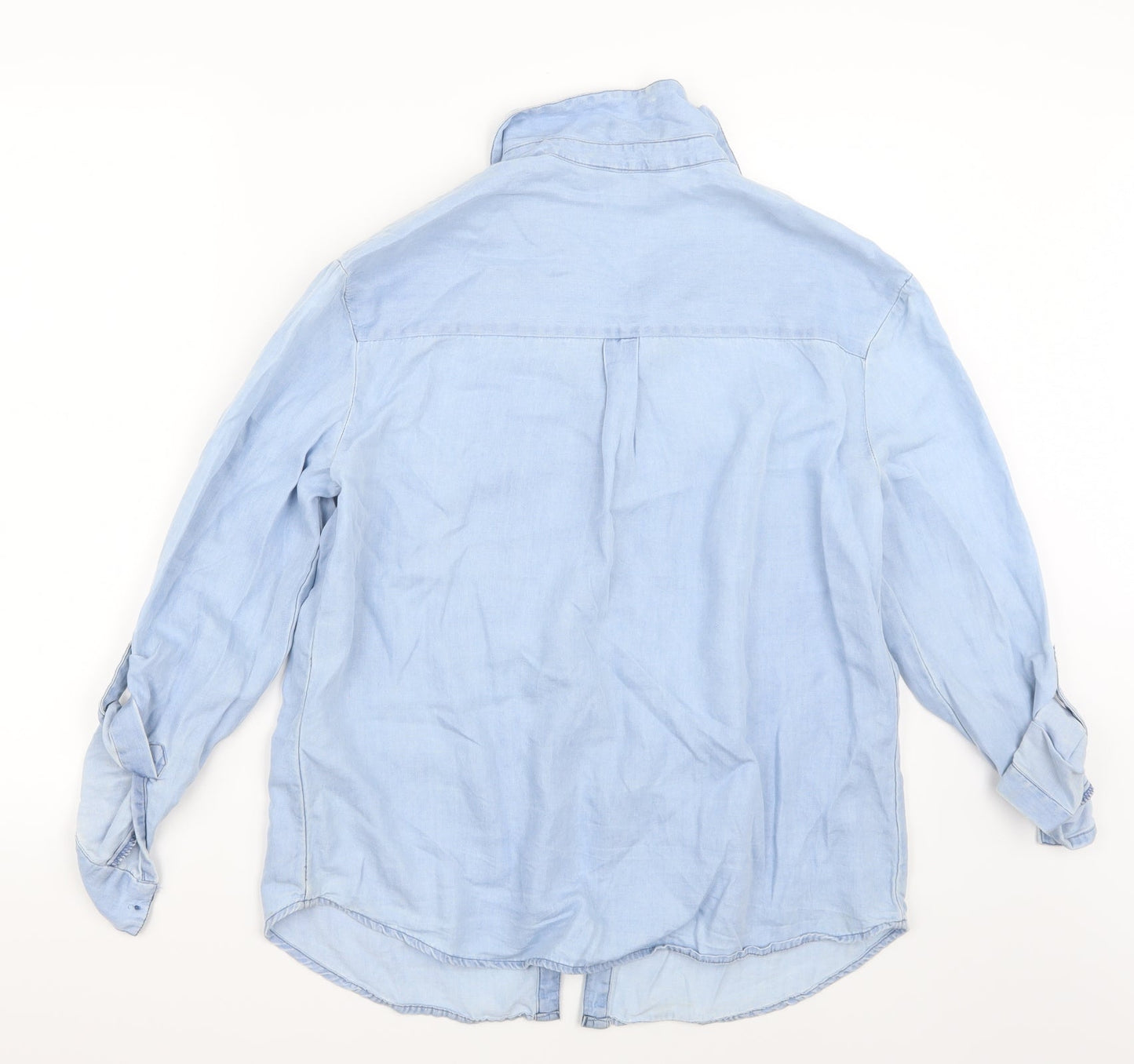 Principles Womens Blue   Basic Button-Up Size 10