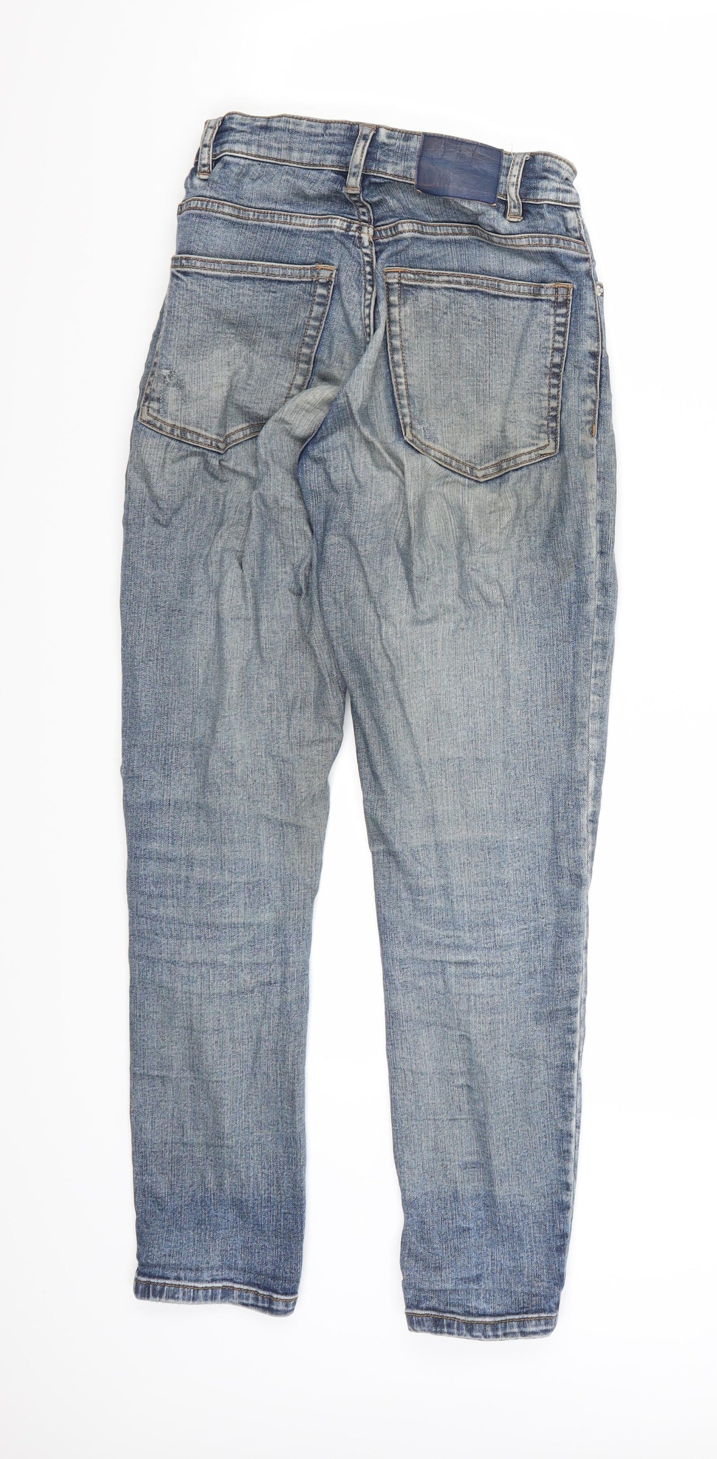 Pull & Bear Mens Blue  Denim Skinny Jeans  L26 in