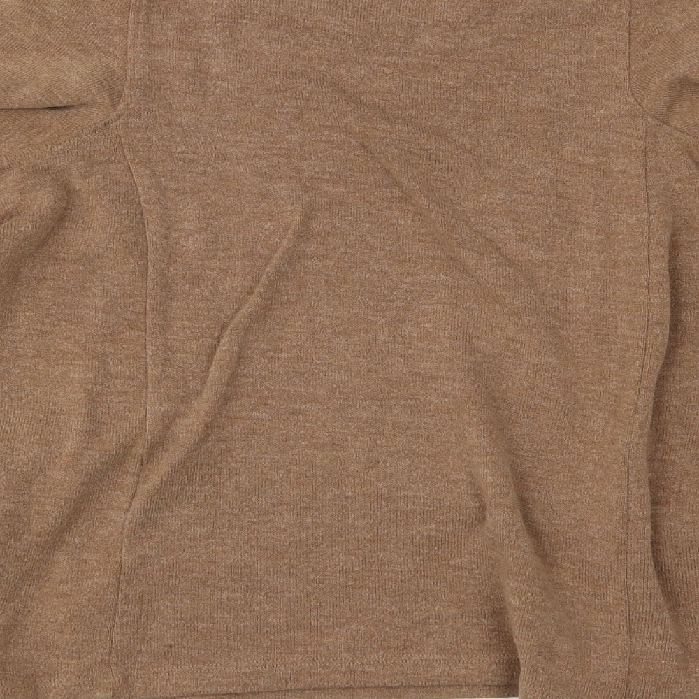 Zara Womens Brown   Pullover Jumper Size S